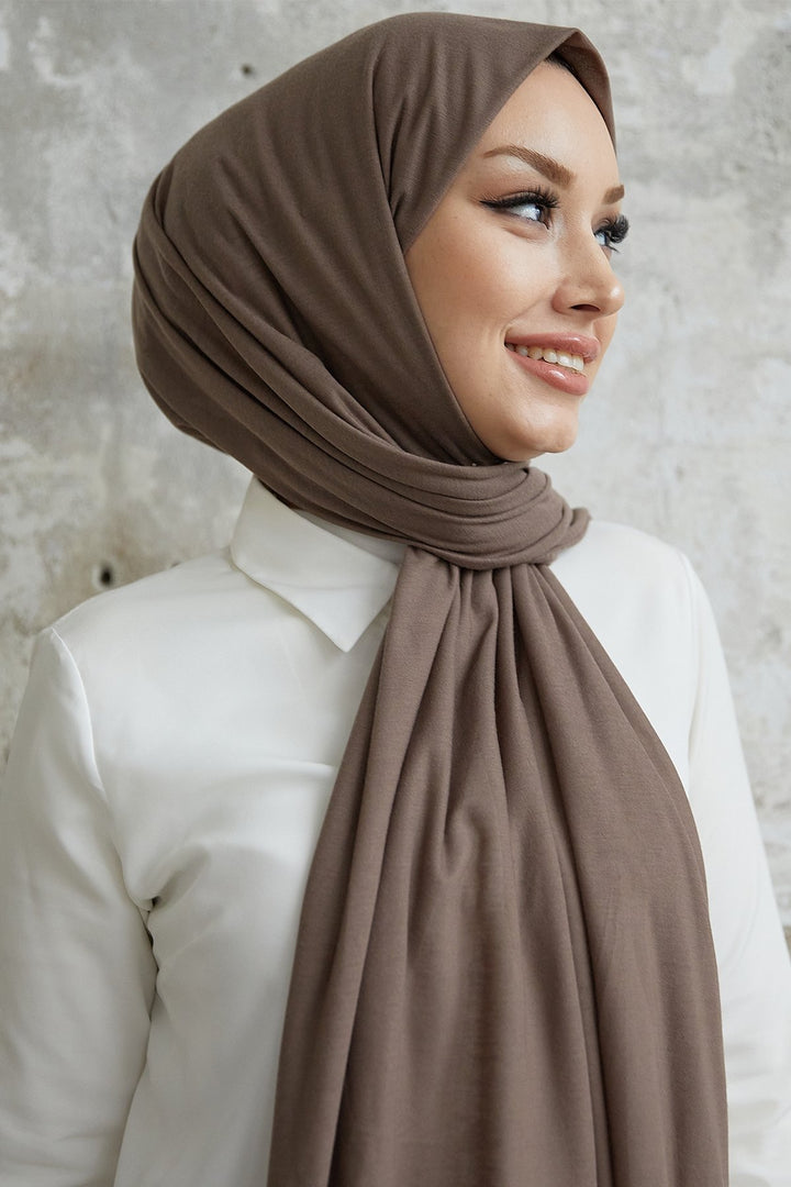 MDS Women Liny Crochet Shawl - Cold Coffee - Havant