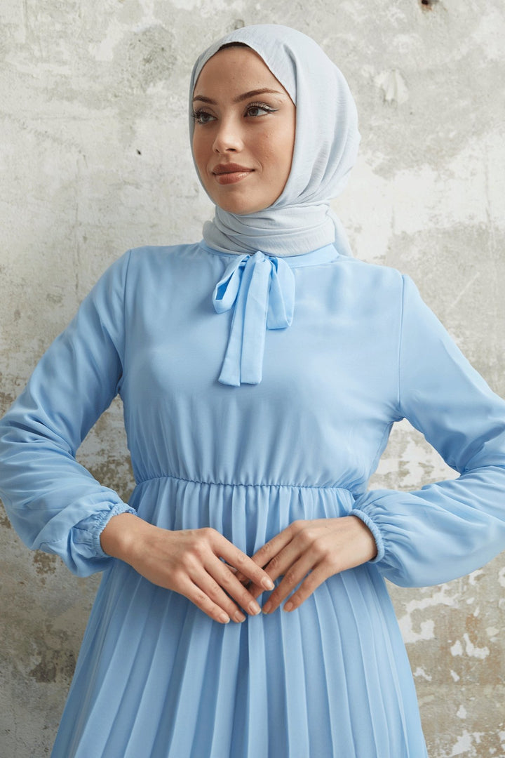 MDS Women Piliseli Limelda Chiffon Dress - Baby Blue - Esslingen