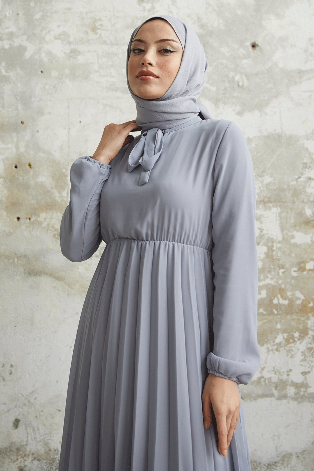 MDS Women Piliseli Limelda Chiffon Dress - Gray - Misterbianco