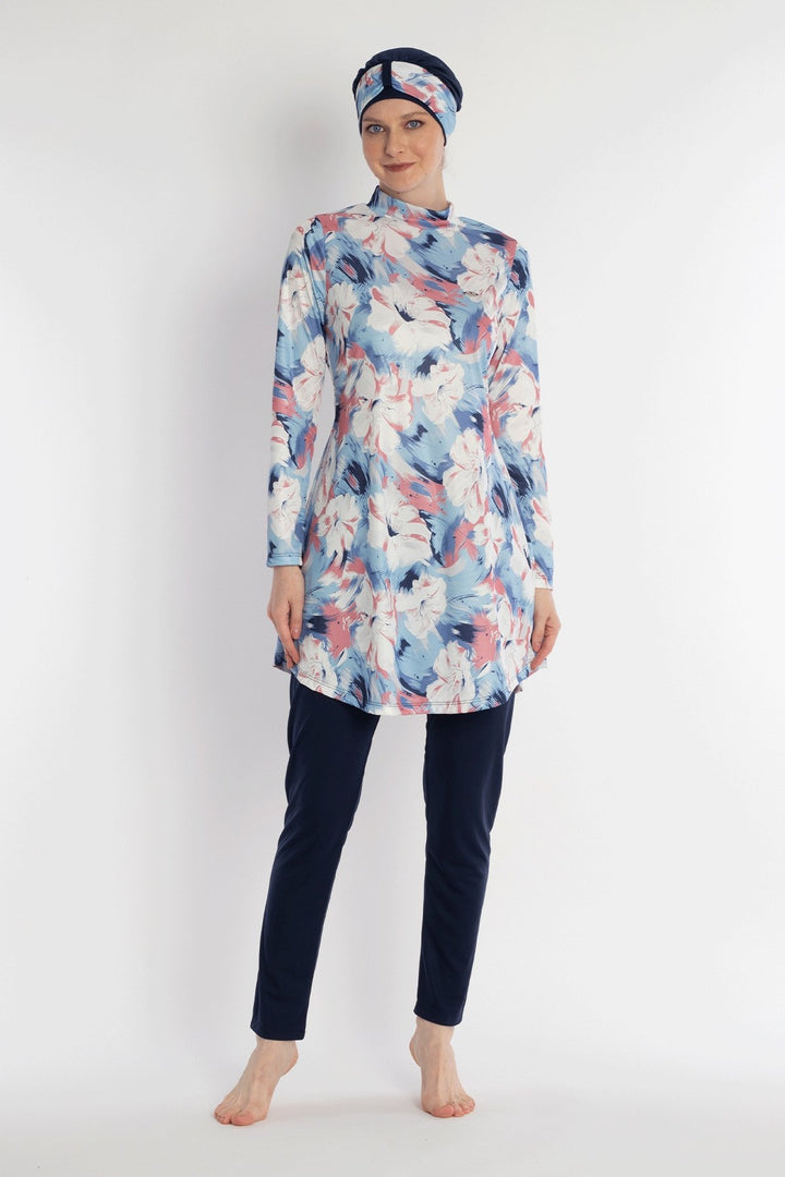 MDS Women 1304 Dark Blue Burkini - Alexandria