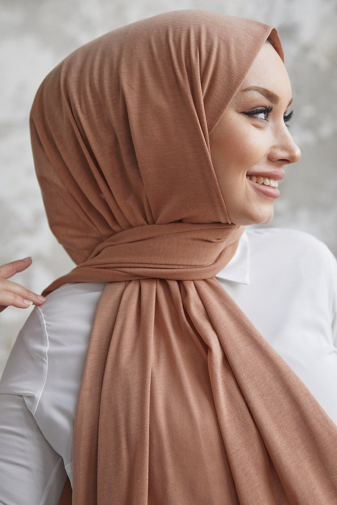 MDS Women Liny Crochet Shawl - Milky Coffee - Saint-Chamond