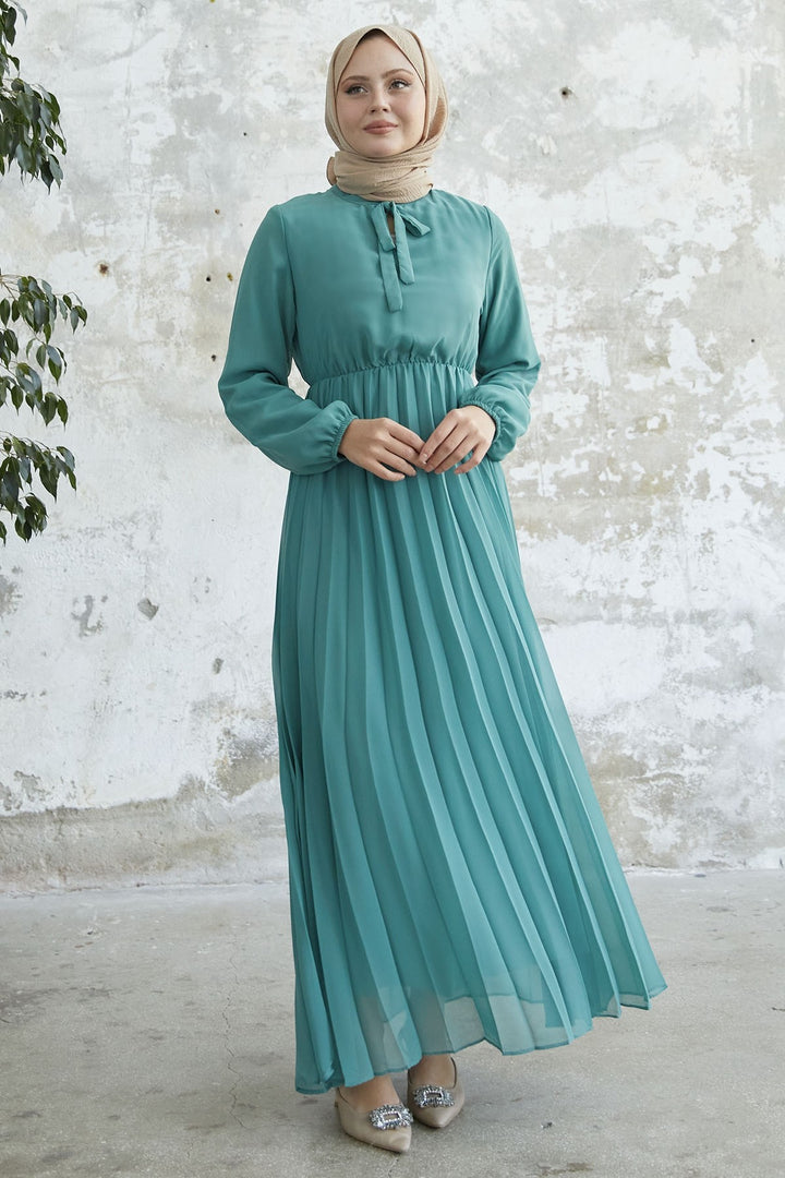 MDS Women Piliseli Limelda Chiffon Dress - Turquoise - Cassino