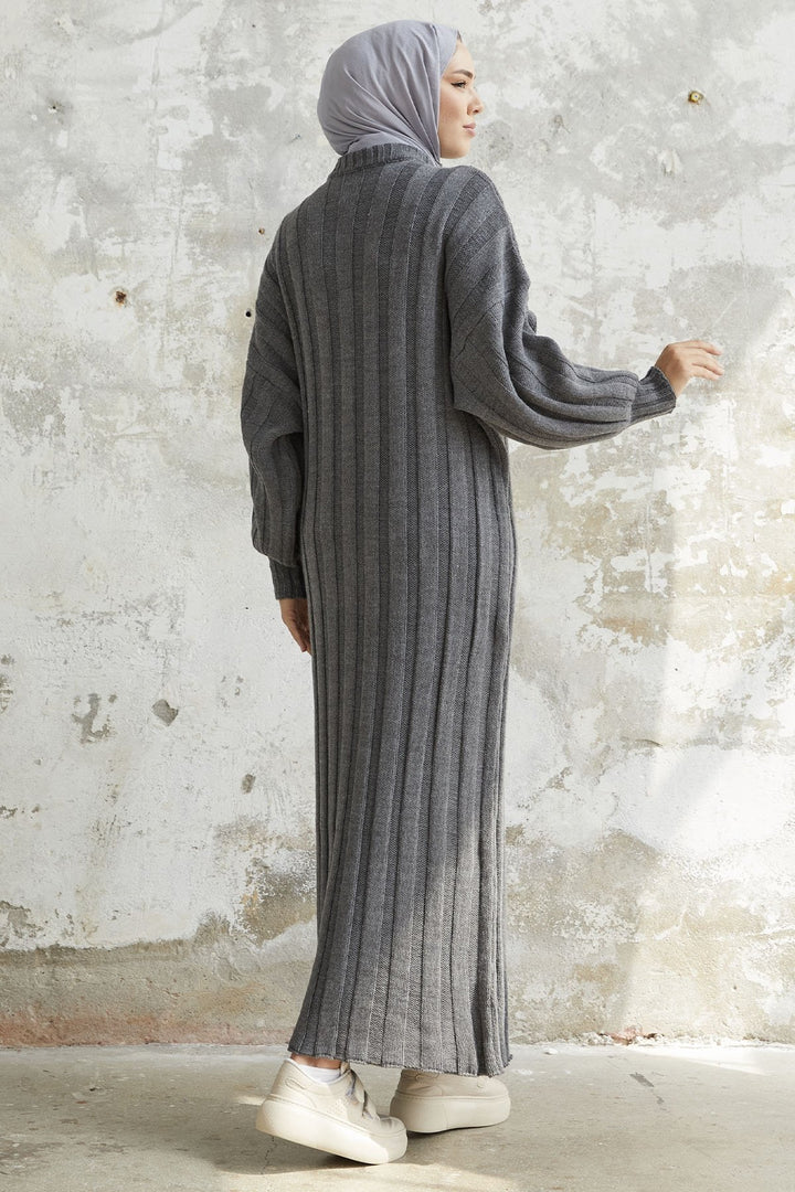 MDS Women Lovisa Threaded Knit Dress - Anthracite - Great Falls