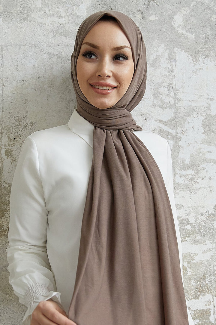 MDS Women Liny Crochet Shawl - Cold Coffee - Havant