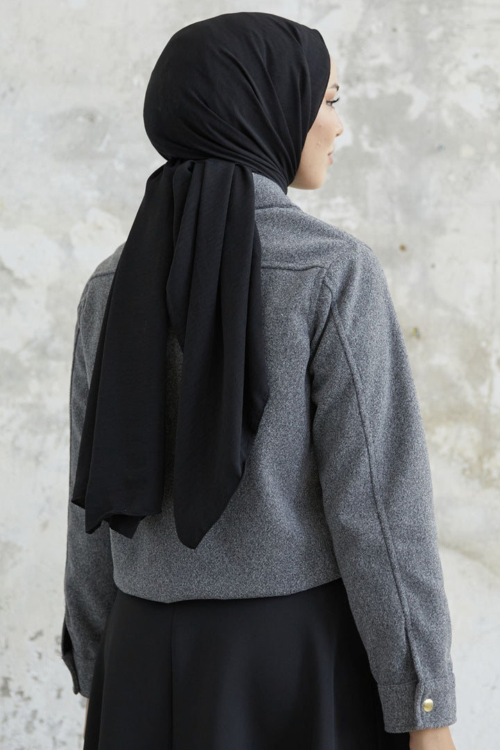 MDS Women Liesa Cover Pocketed Cashmere Jacket - Grey - Arlington Heights