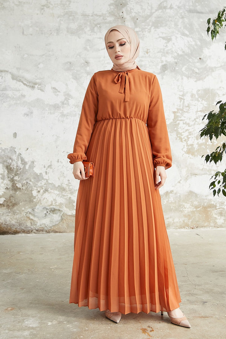 MDS Women Piliseli Limelda Chiffon Dress - Terracotta - Motril