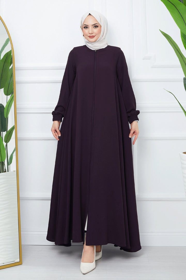 MDS Women Medina Silk Mevlana Cloak - Purple - Radebeul