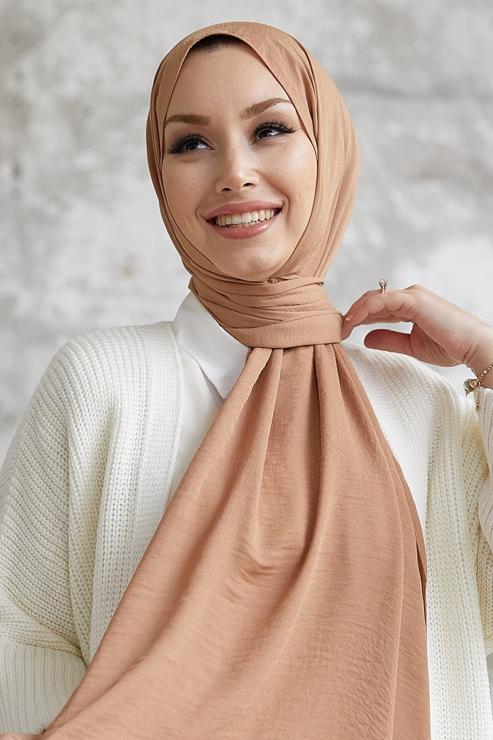 MDS Women Riva Jazz Shawl - Caramel - South Shields