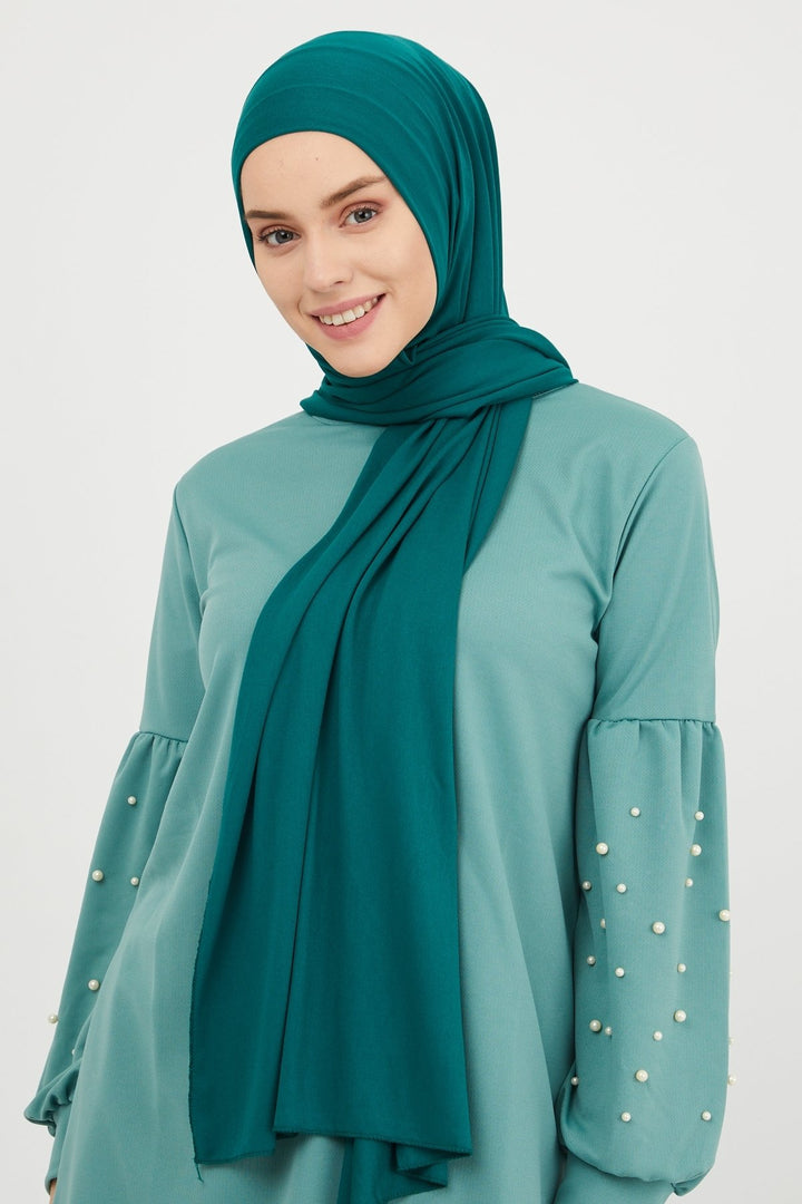 MDS Women Liny Crochet Shawl - Emerald Green - Castellammare di Stabia