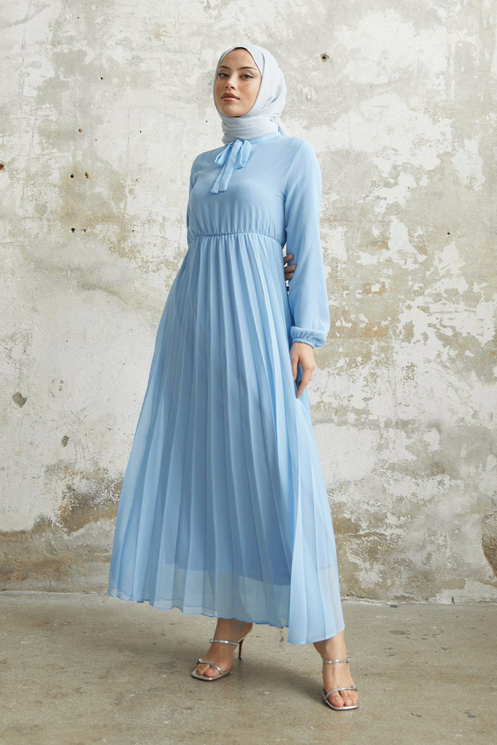 MDS Women Piliseli Limelda Chiffon Dress - Baby Blue - Esslingen
