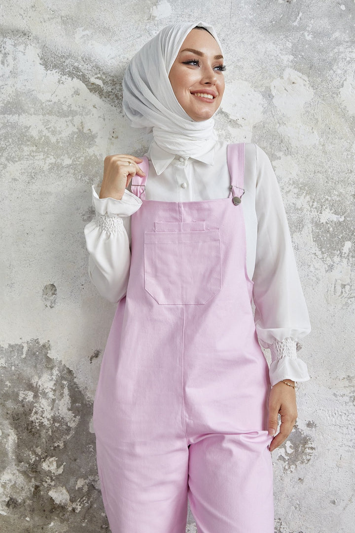 MDS Women Lindy Strap Overalls - Pink - Riviera Beach