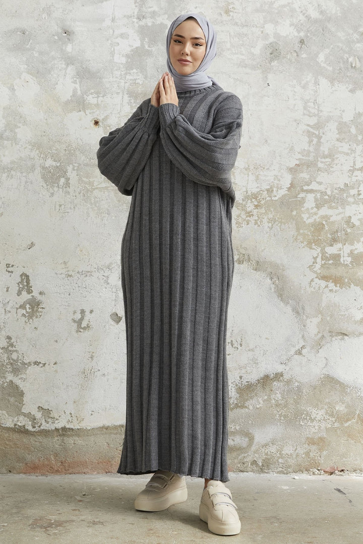 MDS Women Lovisa Threaded Knit Dress - Anthracite - Great Falls