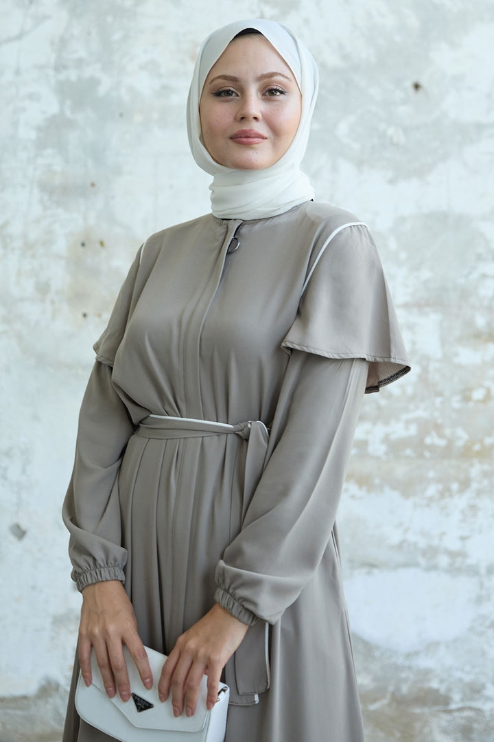 MDS Women Sleeveless Detailed Stone Embellished Abaya - Tizayuca