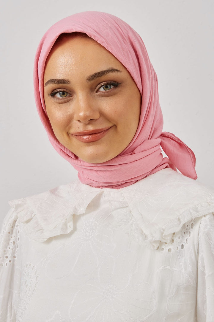 MDS Women Organic Fresh Scarf - Pink - Pejë