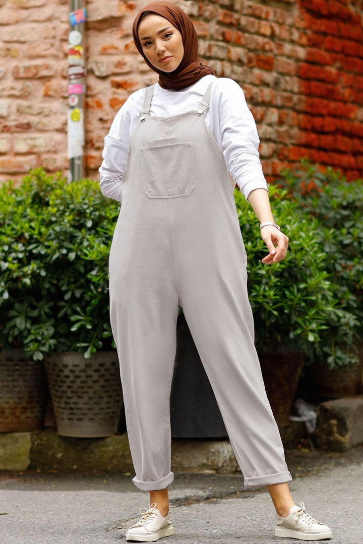 MDS Women Lindy Strap Overalls - Stone - Heidelberg