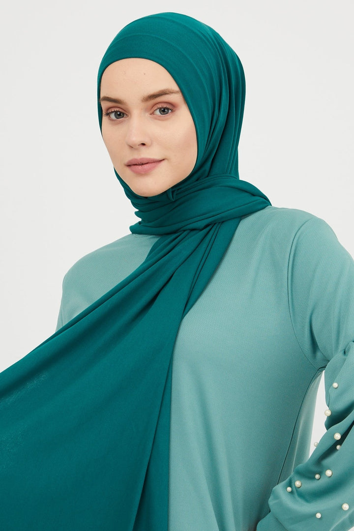 MDS Women Liny Crochet Shawl - Emerald Green - Castellammare di Stabia