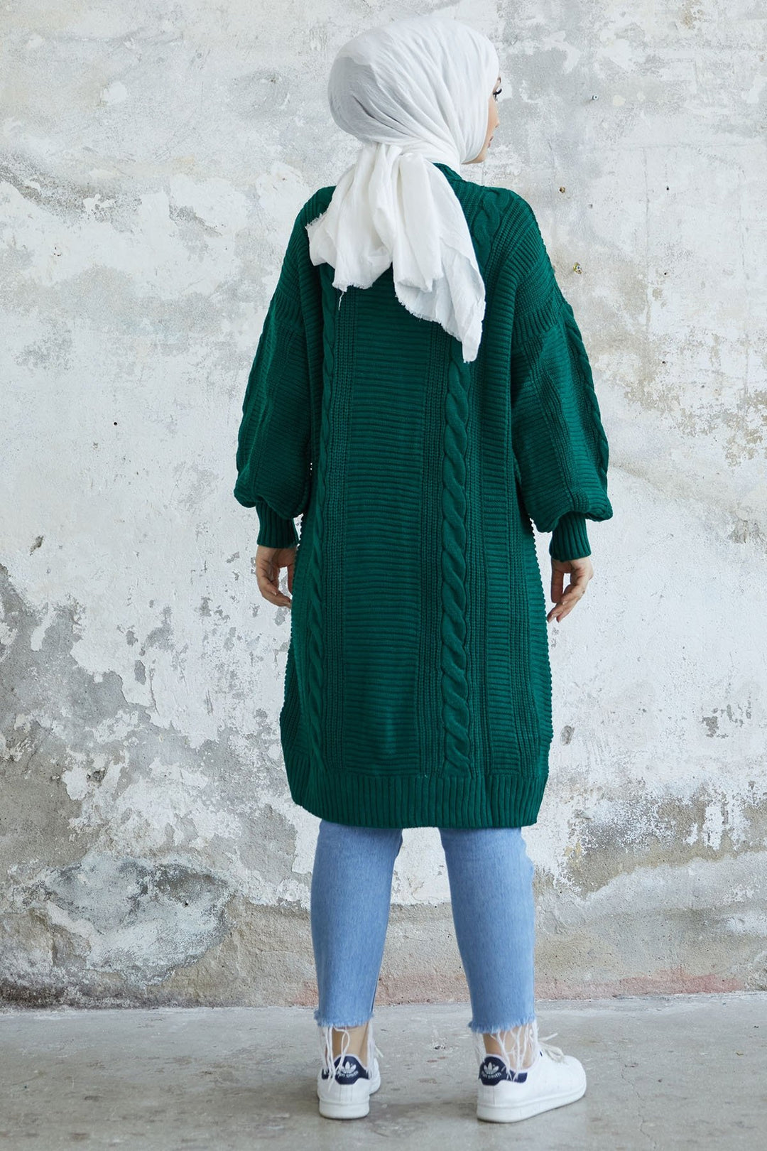 MDS Women Evia Buttoned Knit Cardigan - Emerald Green - Bologna