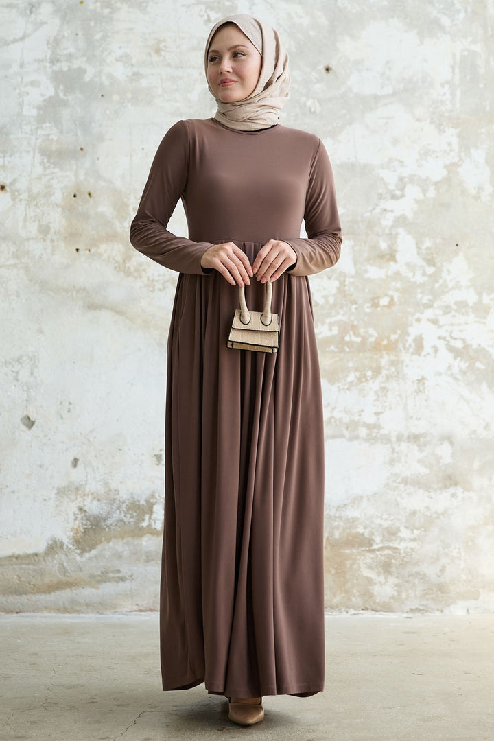 MDS Women Sandy Pocket Dress - Bitter Coffee - North Shields