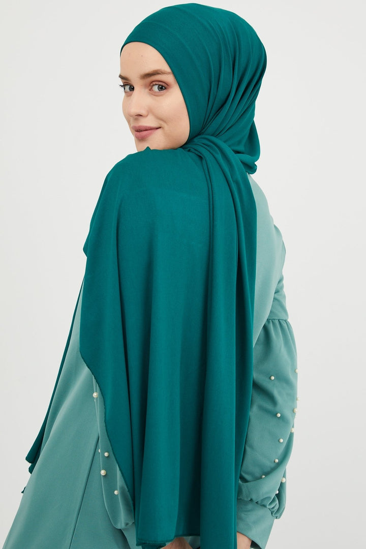 MDS Women Liny Crochet Shawl - Emerald Green - Castellammare di Stabia