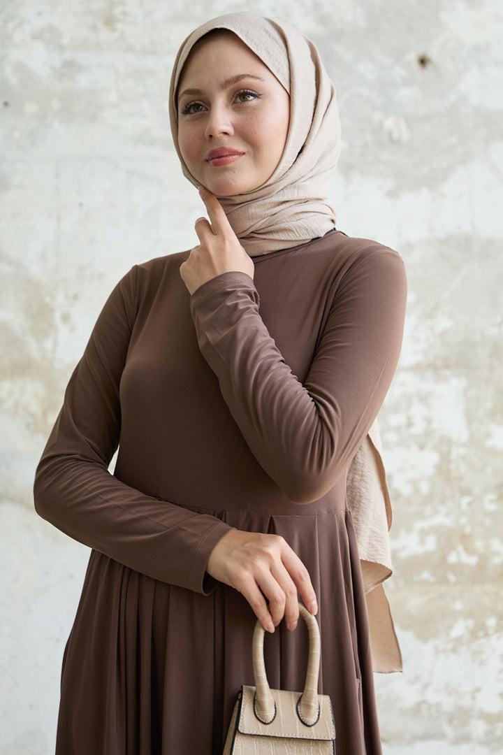 MDS Women Sandy Pocket Dress - Bitter Coffee - North Shields