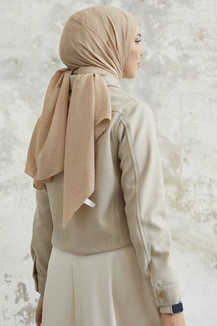 MDS Women Liesa Cover Pocketed Cashmere Jacket - Beige - Marcq-en-Baroeul