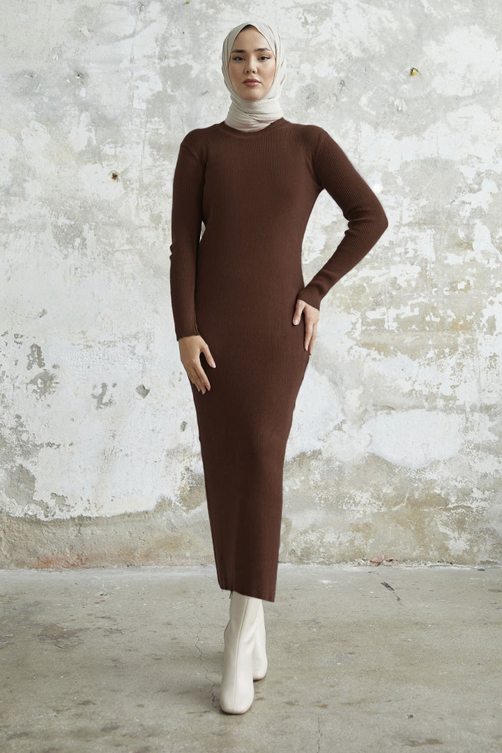 MDS Women Loyes Threaded Knit Dress - Terracotta - Florence