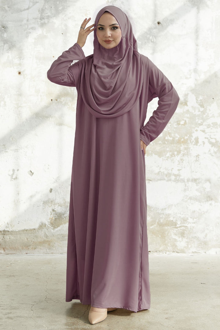 MDS Women One Piece Prayer Dress - Rose Pink - West Jordan
