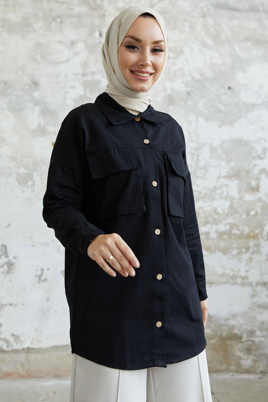 MDS Women Marley Tote Pocket Detail Jacket - Black - Kailua
