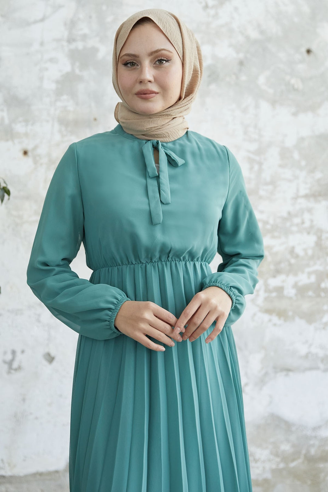 MDS Women Piliseli Limelda Chiffon Dress - Turquoise - Cassino