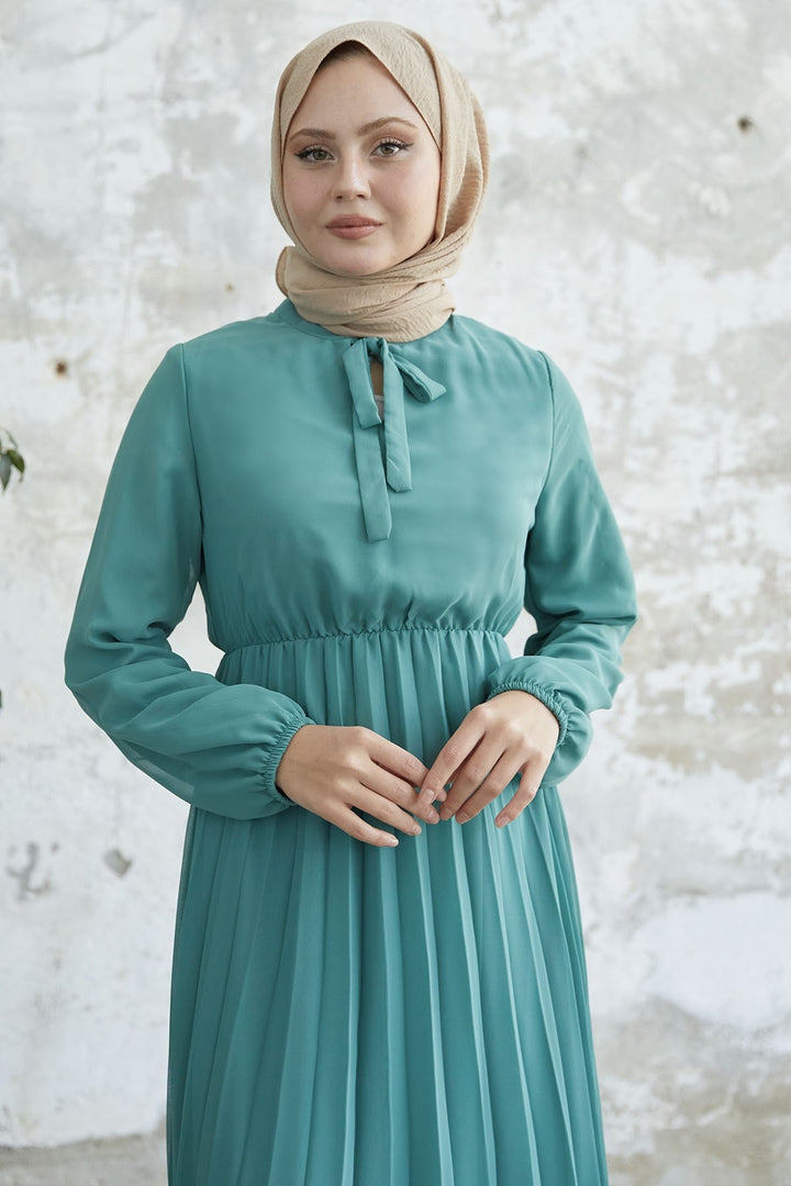 MDS Women Piliseli Limelda Chiffon Dress - Turquoise - Cassino
