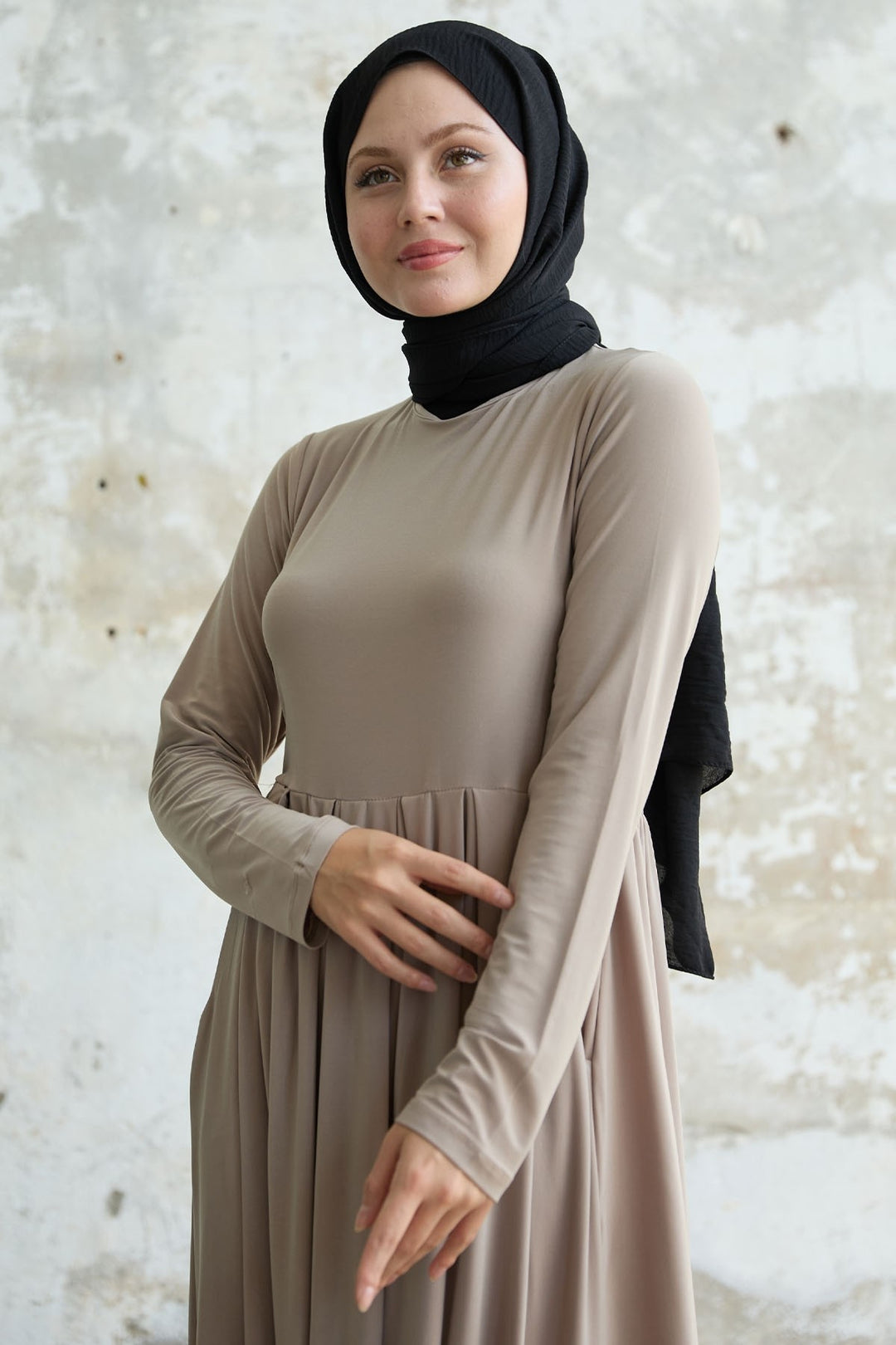 MDS Women Sandy Pocket Dress - Beige - Città di Castello