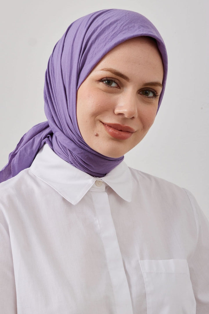 MDS Women Organic Fresh Scarf - Lilac - Guadalupe