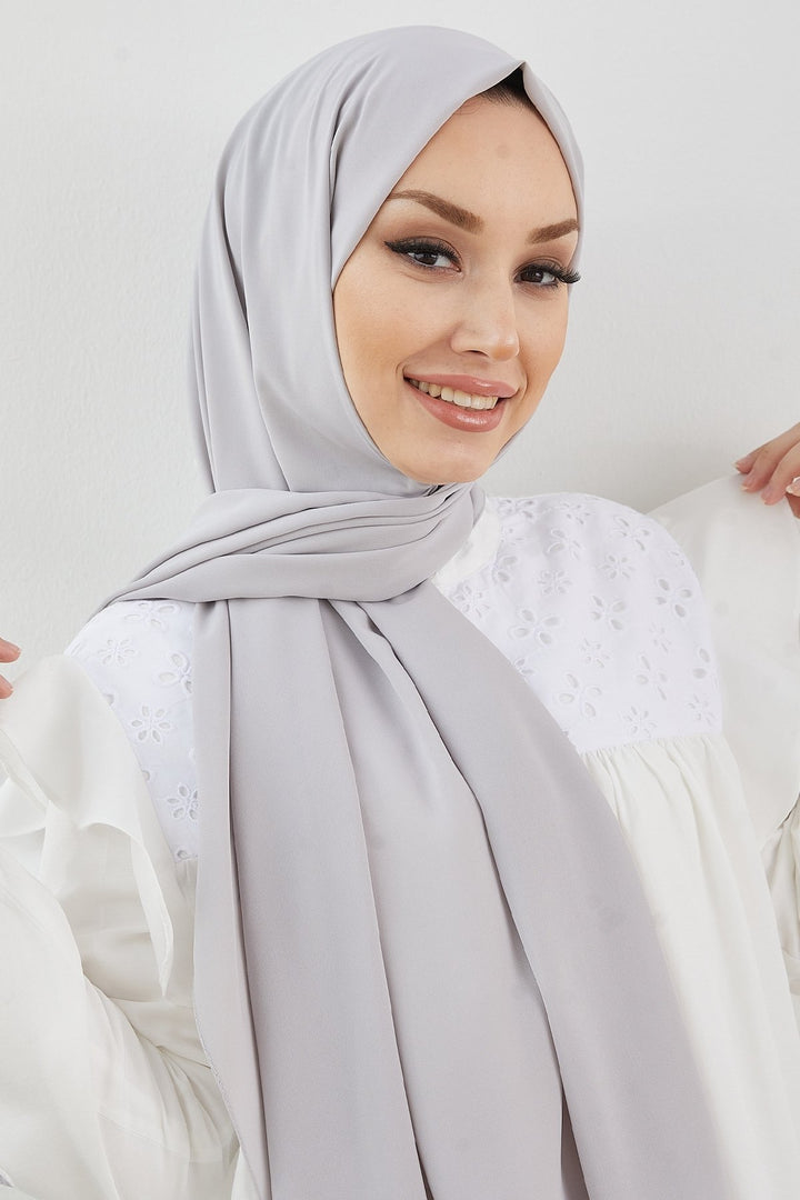 MDS Women Medina Silk Shawl - Gray - Câmara de Lobos
