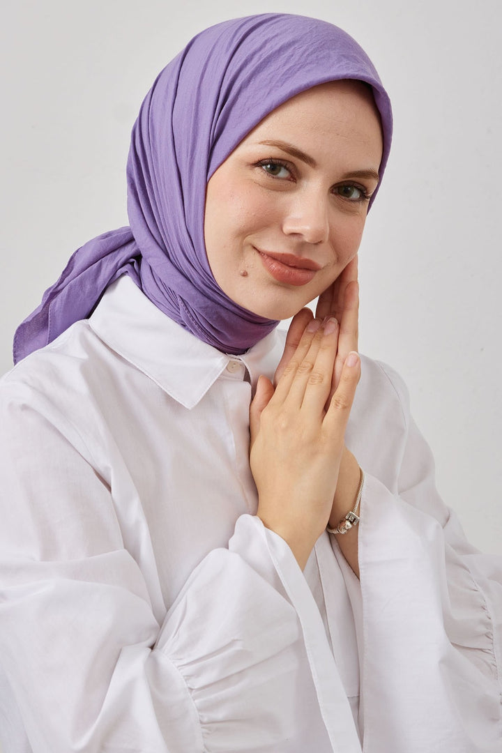 MDS Women Organic Fresh Scarf - Lilac - Guadalupe