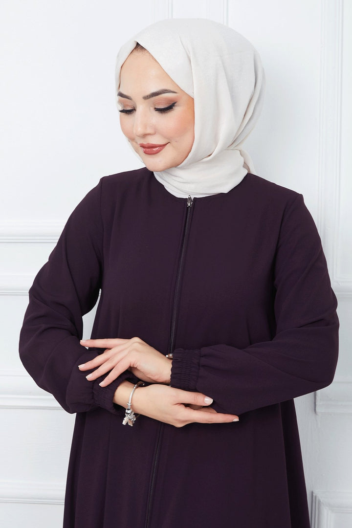 MDS Women Medina Silk Mevlana Cloak - Purple - Radebeul