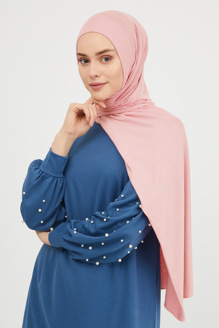 MDS Women Liny Crochet Shawl - Salmon - Redmond