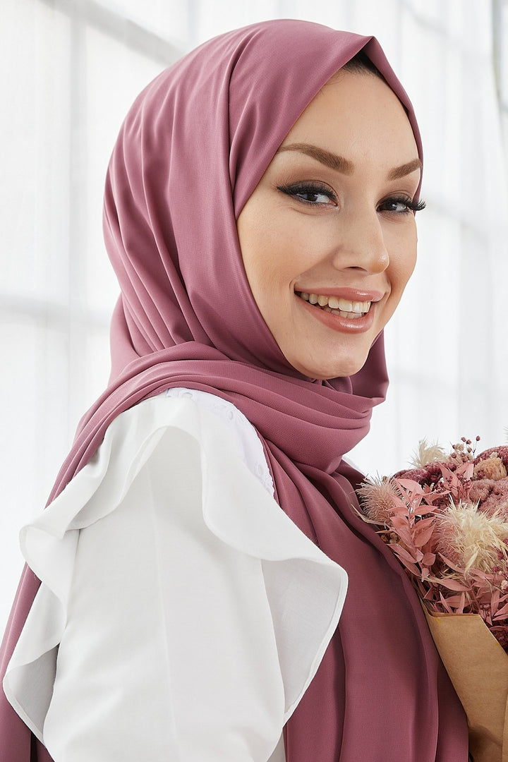 MDS Women Medina Silk Shawl - Rose Pink - Bautzen