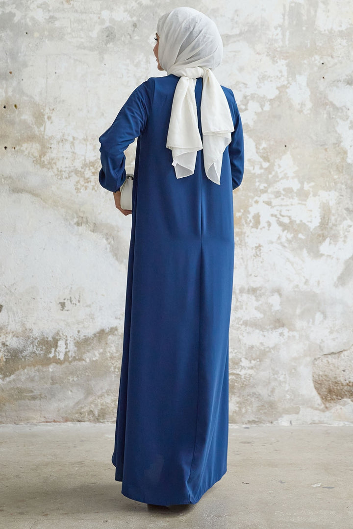 MDS Women Medina Silk Mevlana Indigo Cloak - Margate