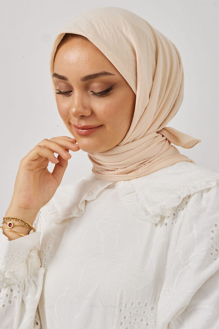 MDS Women Organic Fresh Scarf - Ecru - Calimera