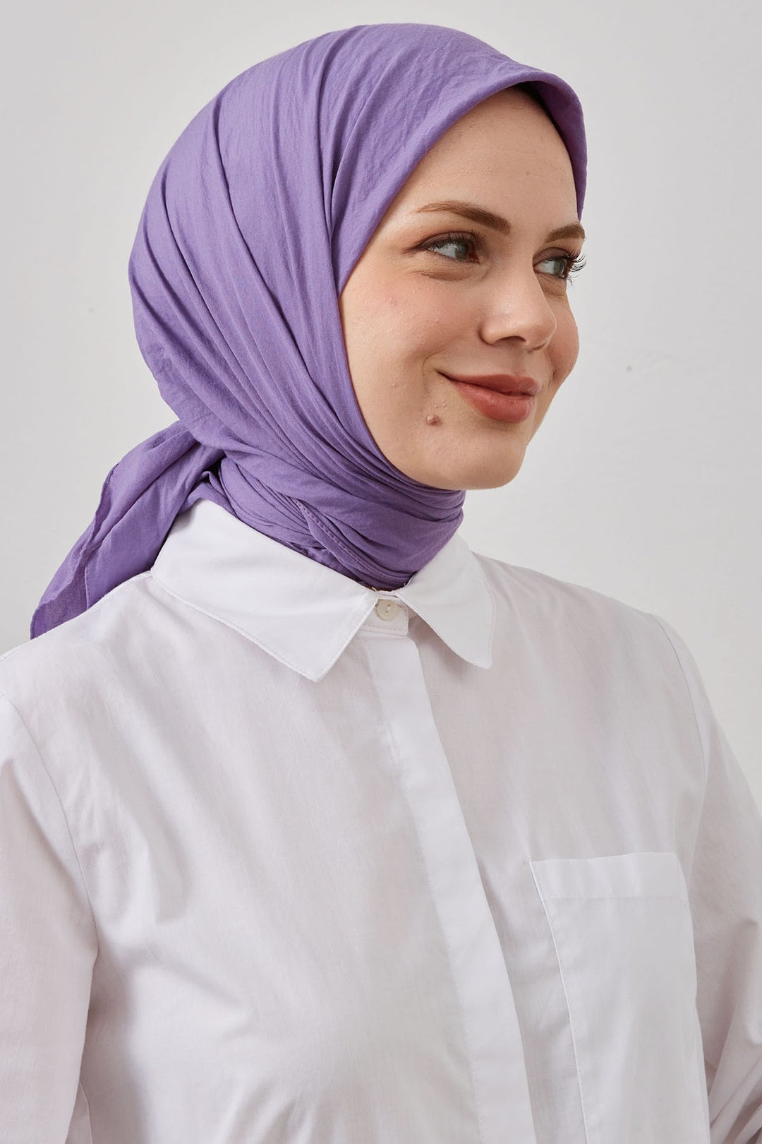 MDS Women Organic Fresh Scarf - Lilac - Guadalupe