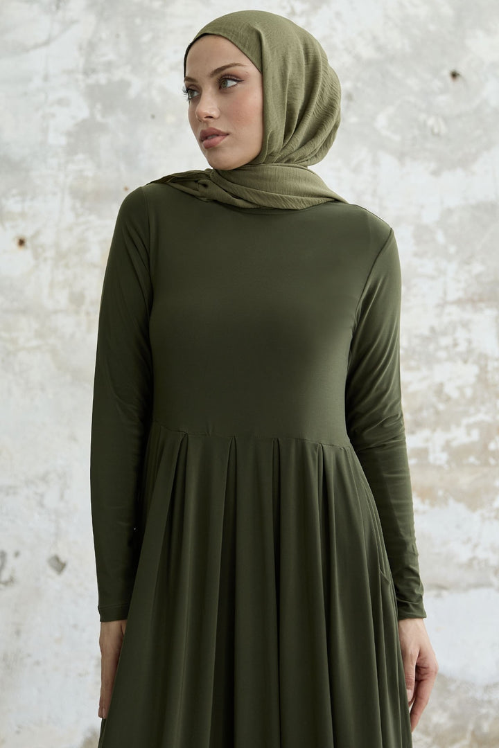 MDS Women Sandy Pocket Dress - Khaki - Enerhodar