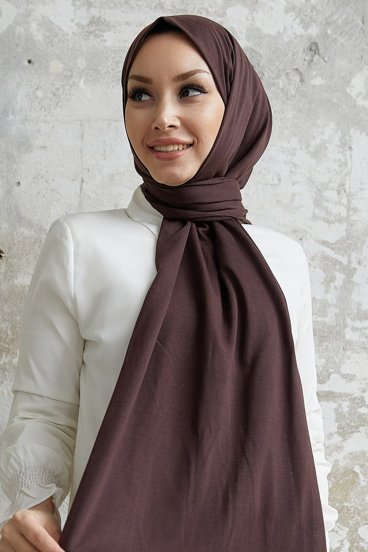 MDS Women Liny Knitted Shawl - Bitter Coffee - Mannheim