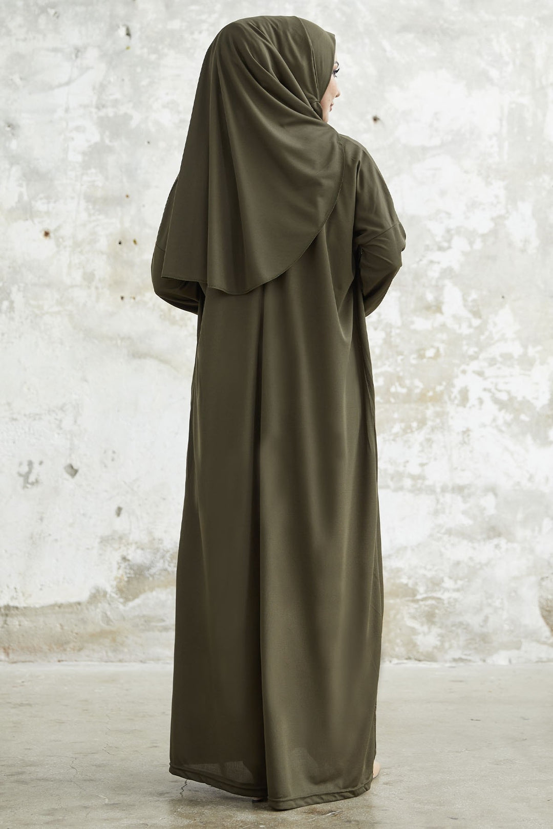 MDS Women One Piece Prayer Dress - Khaki - Douai