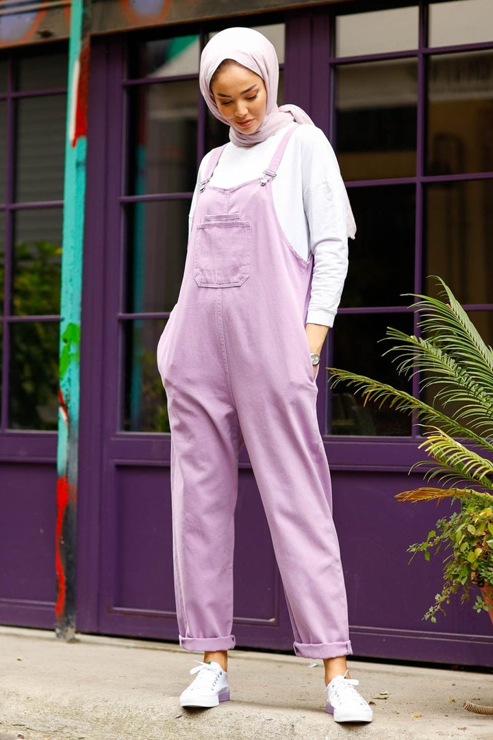 MDS Women Lindy Strap Overalls - Lilac - Nuevo Casas Grandes