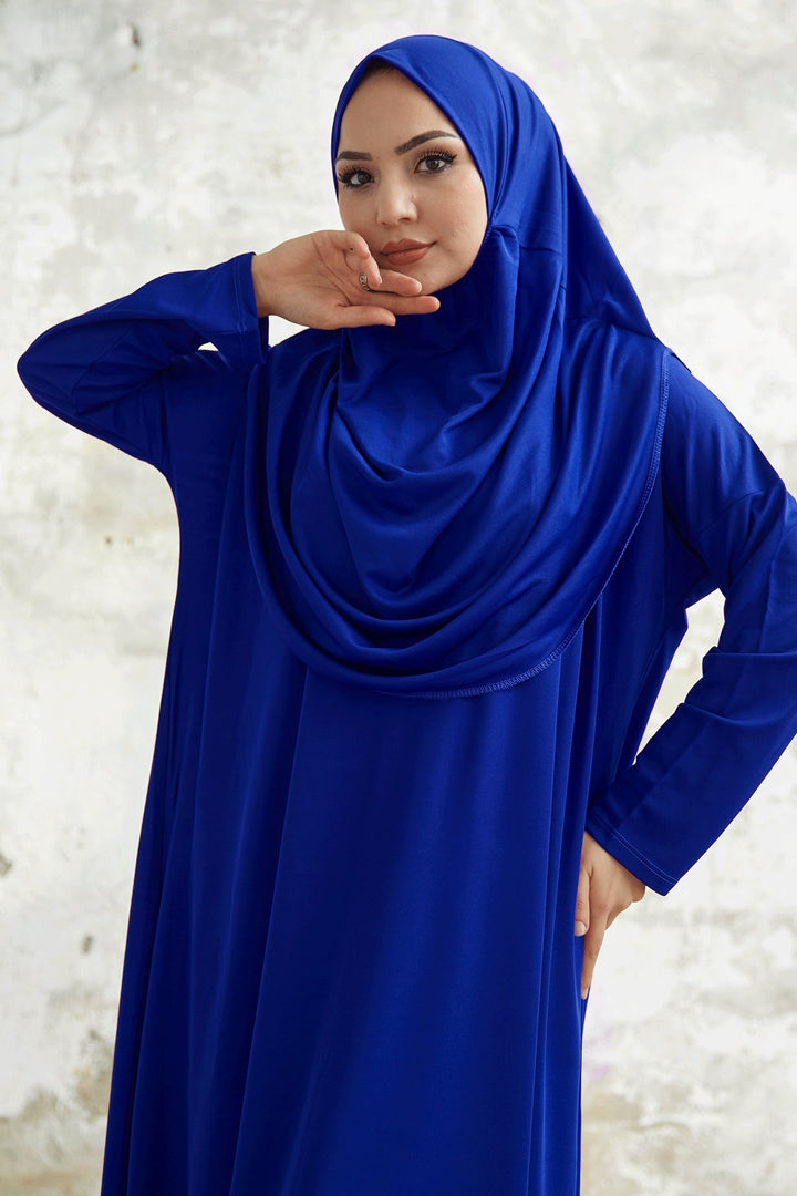 MDS Women One Piece Prayer Dress - Sax Blue - Wilhelmshaven