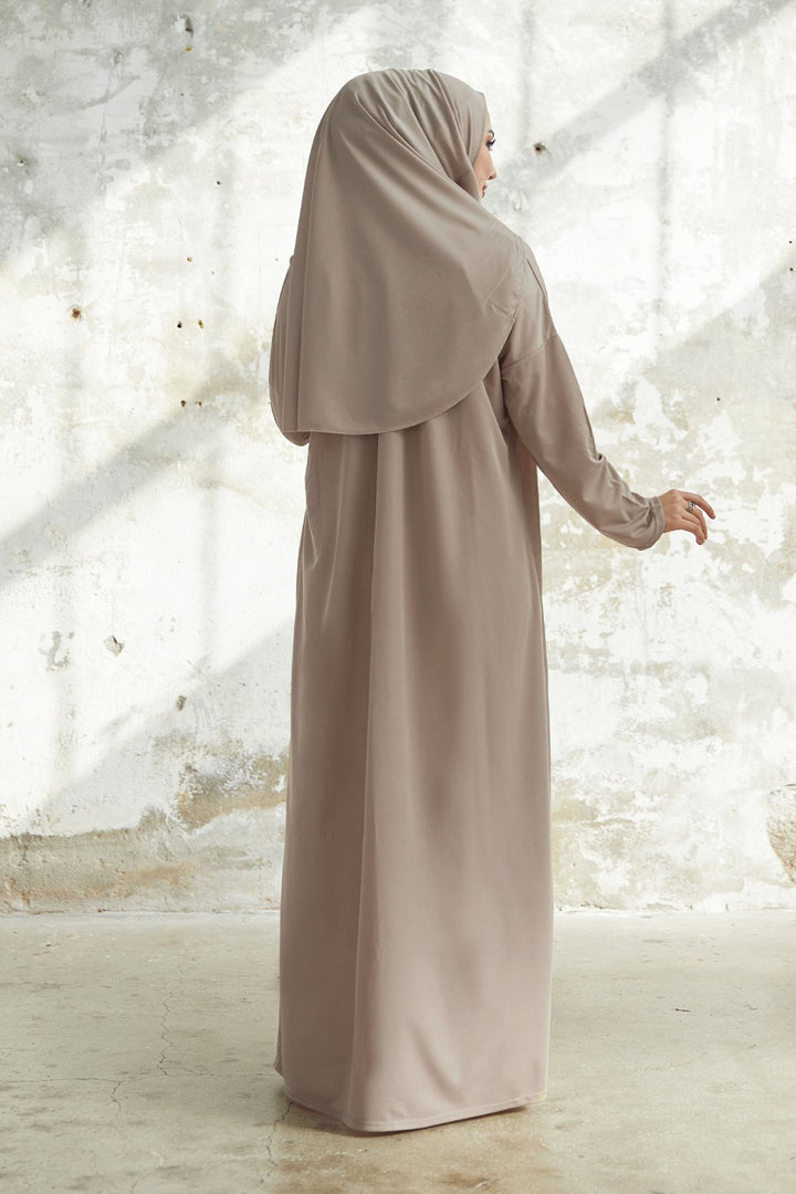 MDS Women One Piece Prayer Dress - Stone - Sevran