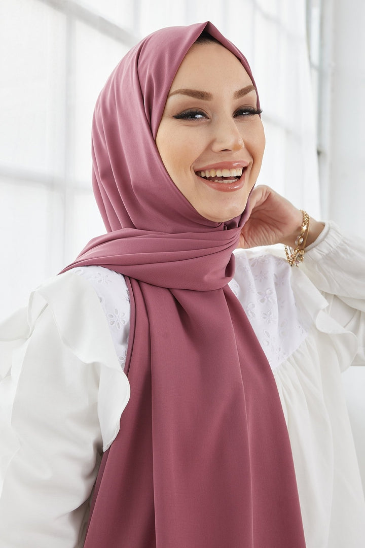 MDS Women Medina Silk Shawl - Rose Pink - Bautzen