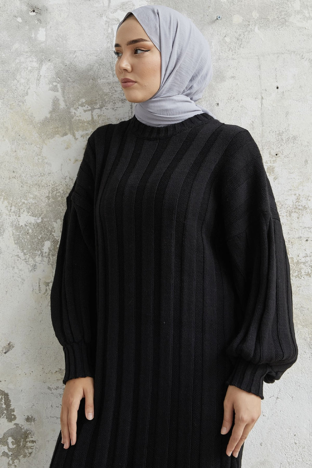 MDS Women Lovisa Ribbed Knit Dress - Black - Zaventem