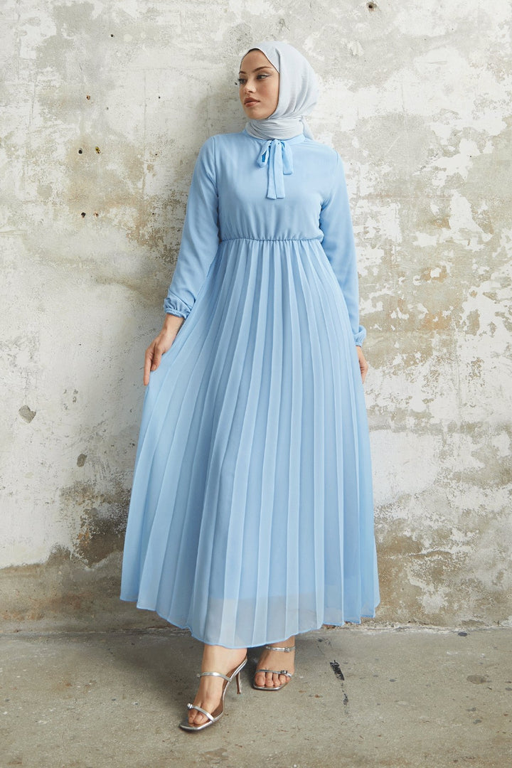 MDS Women Piliseli Limelda Chiffon Dress - Baby Blue - Esslingen
