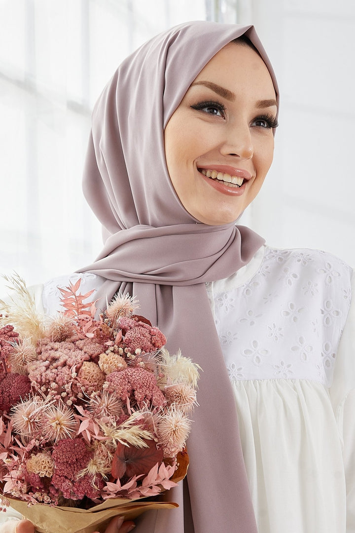 MDS Women Medina Silk Shawl - Lilac - Limbiate
